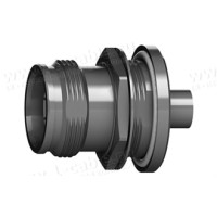 J01441A0002 - Роз'єм 4.3-10 панельний, гніздо, пайка, 50 Ом, G10 (UT-141), IP67, монтаж Е05