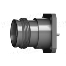 J01441A0014 - Роз'єм 4.3-10 панельний, гніздо, ц.контакт-пайка, 50 Ом, посадка Z151