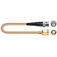 1T-VX37-007 Кабель коаксіальний перехідний 50 Ом, на основі кабелю RG-142B/U, BNC штекер > SMA штекер