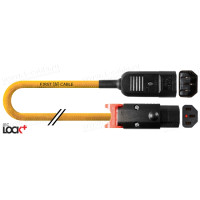 1T-MPC65-00.5BL Кабель силовий в ізоляції H05RN-F і захисному кольоровому обплетенні, еластичний 3х1.0, IEC 320 C14 штекер