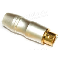 AC-V2 - S-video кабельний, штекер, позолочені контакти, на кабель до 8.5 мм, пайка