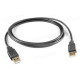 1T-USB205-AA-00.5 Кабель USB 2.0 для передачи данных, серии Basic, штекер (тип A) - штекер (тип A)