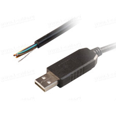 1KC-USB2COM-ADS9F-1.8 - Кабель-перетворювач активний, інтерфейсний USB2.0 > COM RS232