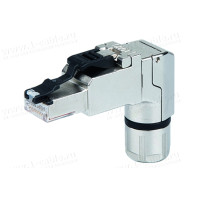 J00026A4110 - Роз'єм RJ45 кабельний кутовий, монтаж без інструментів, підвищеної міцності