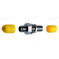 J08001A0002 - Оптический адаптер панельный F-SMA, проходной, многомодовый (Multimode)