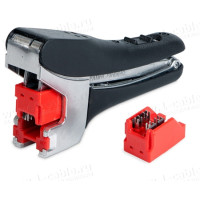 NE-TOOL - Інструмент професійний для швидкого закладення модулів Keystone Jack серії