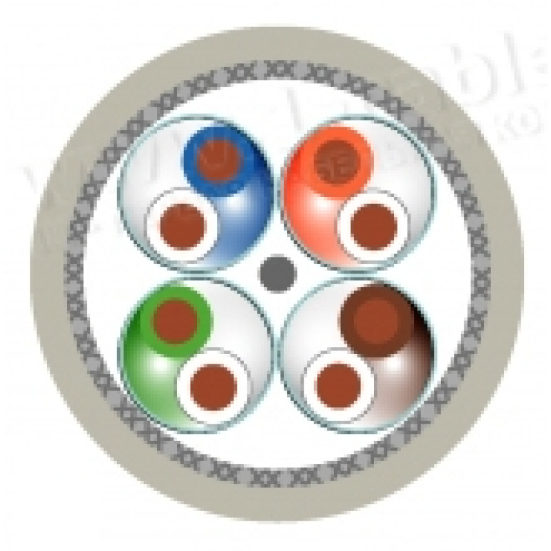 C7A-S/F-23/1XLH - Кабель "Витая пара", HI-GIGA Offshore Cables, 7a кат., S/FTP