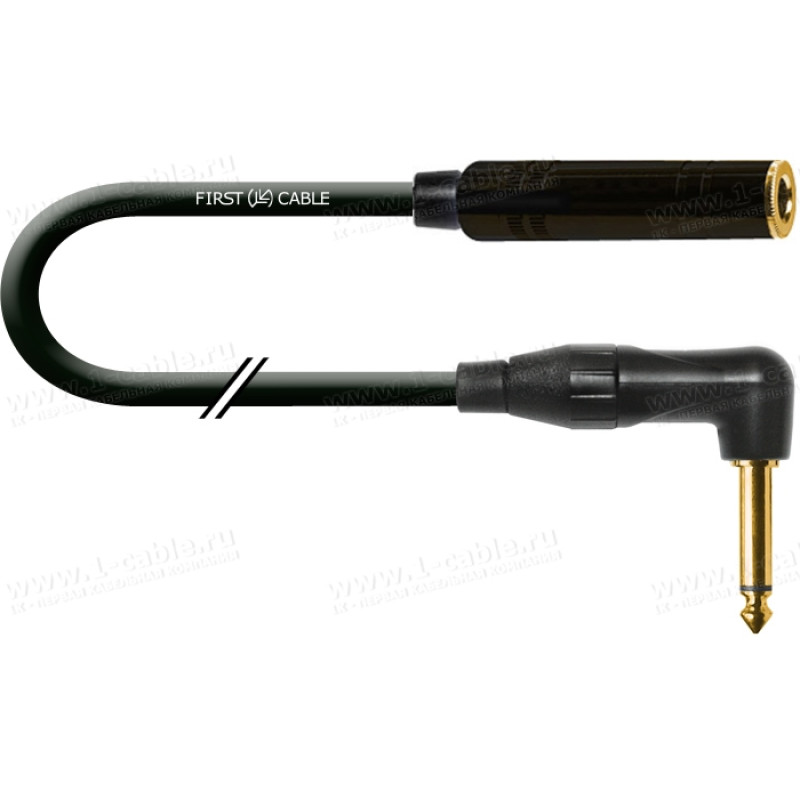 1T-AIB32-10 - Кабель инструментальный, удлинитель, Basic, Jack 6.3 mono угловой штекер