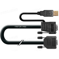 1T-VGAI1-02 Кабель комбинированный (VGA+USB) для подключения компьютера к KVM-переключателям TRENDnet