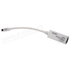 ADA-MDP-2-HDMIFN - Адаптер видеосигналов Mini DisplayPort на HDMI (гнездо), цвет- белый