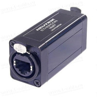 NE8FF - Адаптер прохідний RJ45, гніздо-гніздо, серії EtherCON у закритому корпусі, Cat 5e