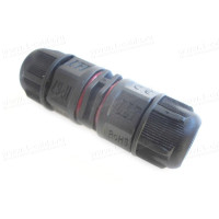 AC-LLT-L16C02 - Кабельний силовий з'єднувач з кабельними вводами, IP67, 2 контакти