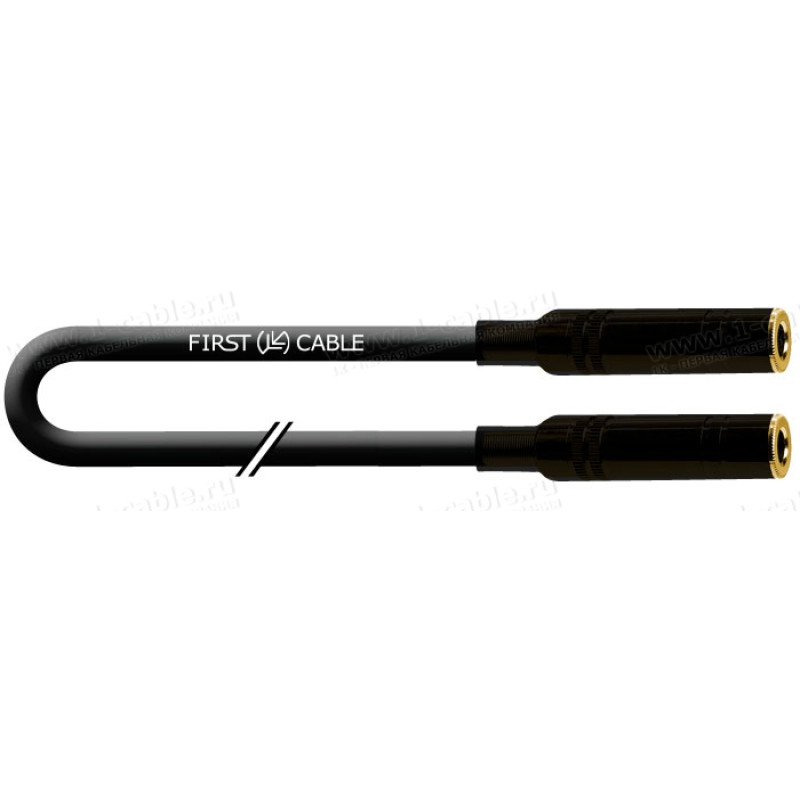 1T-AIC107-00.1 - Кабель звук балансный переходной, Basic, Jack 6.3 stereo гнездо > Jack 6.3