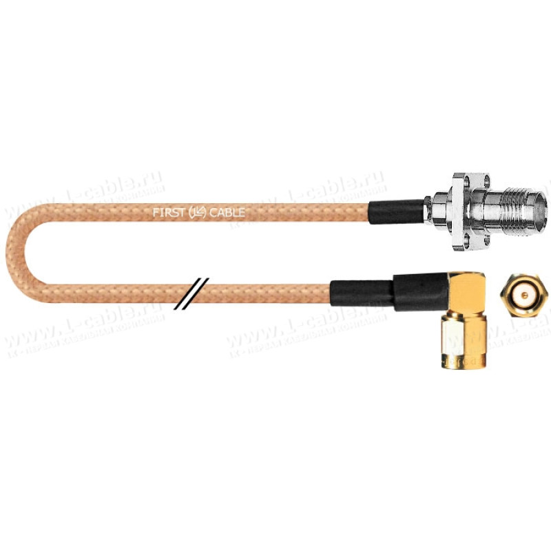 1T-VXS58-000.5 Кабель коаксіальний перехідний 50 Ом, компактний на основі RG-316