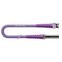 1T-MBDF40-01 Кабель комутационный видео, цифровой, серия Flex, эластичный, 75 Ом, MUSA гнездо > BNC штекер