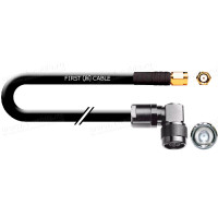 1T-VXLA33-01 Кабель коаксіальний перехідний 50 Ом, на основі LMR-400, N кутовий штекер > SMA штекер