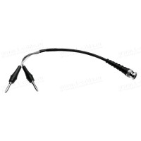 L00010A1844 - Кабель-перехідник BNC штекер <> 2х Banana штекер, довжина-0.5м