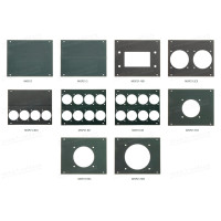 MISP21 - Модуль для рекових комутаційних коробок, серія MIS, без отворів, 2U