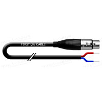 1T-ASB62-10 - Кабель акустичний перехідний, 2х2.5, XLR3 штекер > Pigtail (для подальшого монтажу)