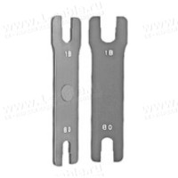DCP.91.001.TN - Ручний інструмент, плоский універсальний гайковий ключ для гайок цангових