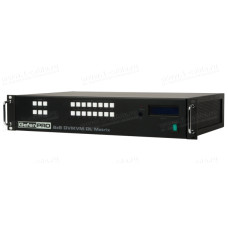 GEF-DVIKVM-848DL-PB - Матричный коммутатор 8x8 сигналов DVI Dual Link (3840x2400) + USB 2.0 + Аудио