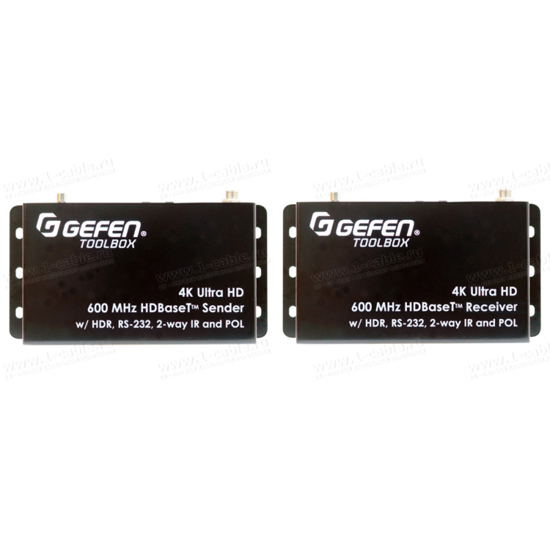 GTB-UHD600-HBT - Подовжувач ліній HDMI 2.0 по кабелю кручена пара (Cat.5e) на довжини до 80 м