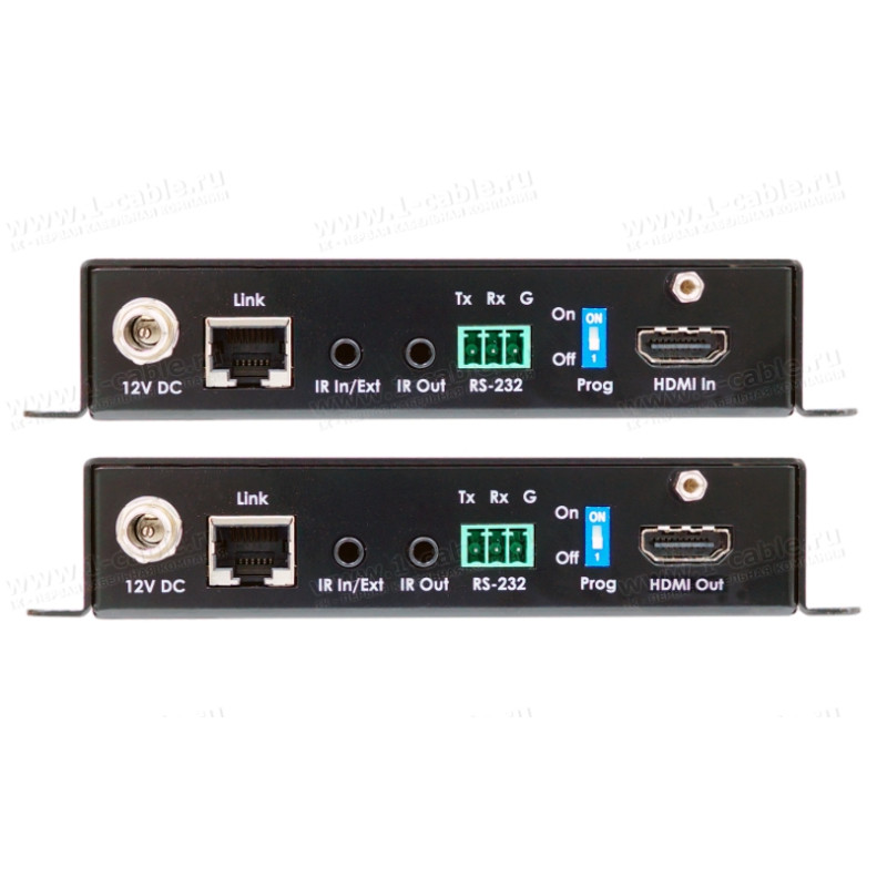 GTB-UHD600-HBT - Подовжувач ліній HDMI 2.0 по кабелю кручена пара (Cat.5e) на довжини до 80 м