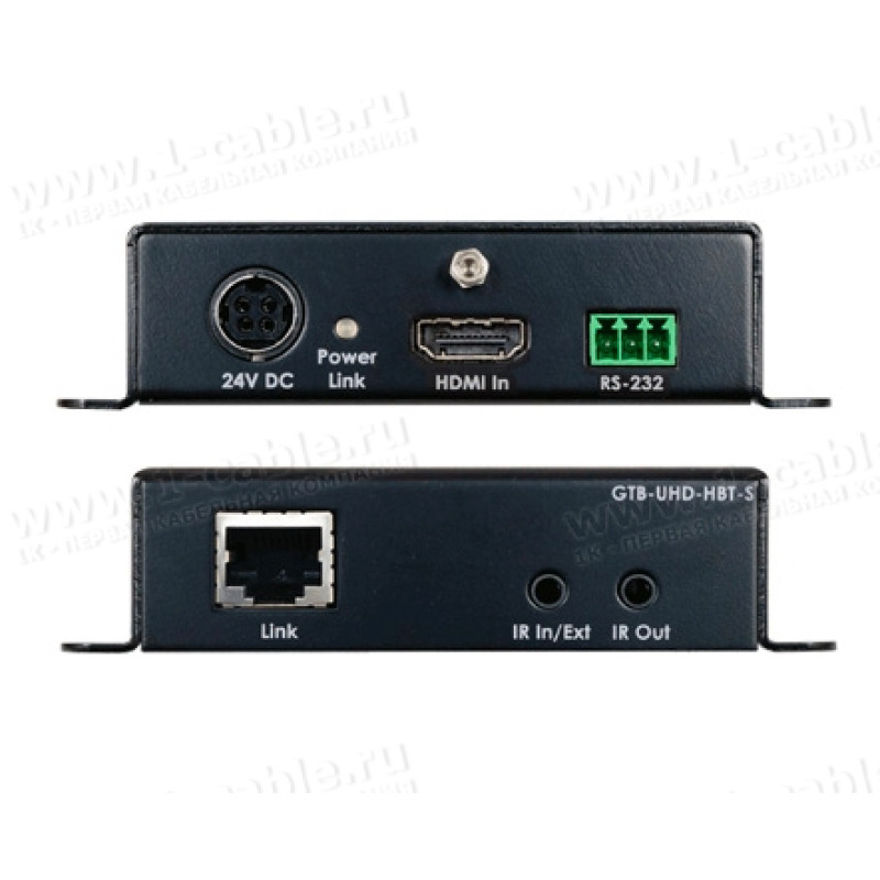GTB-UHD-HBT - Подовжувач ліній HDMI 2.0 по кабелю вита пара (Cat.5e) на довжини до 100 м