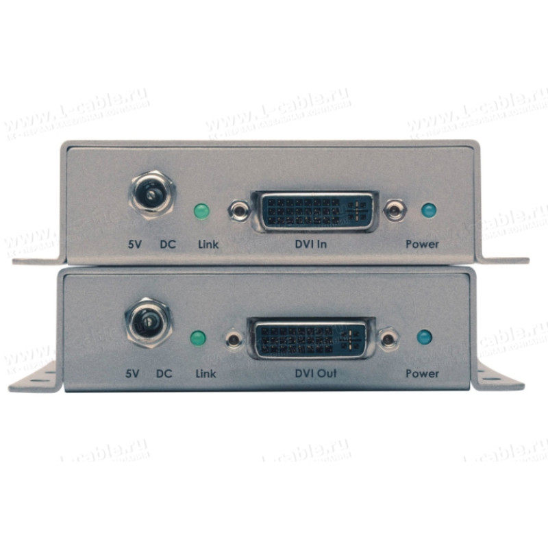 EXT-DVI-1CAT5-ELR - Подовжувач ліній DVI-D Single Link по одному кабелю кручена пара