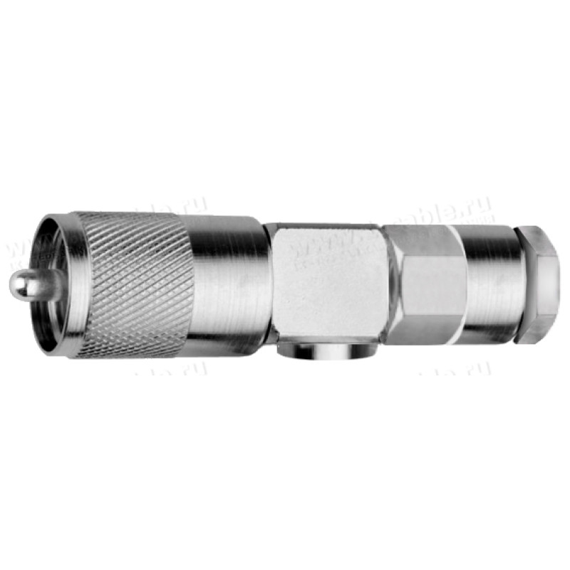 J01040A0015 - Роз'єм UHF кабельний, штекер, муфта-закрутка, G30 (1.5/3.8); LMR-240 TMS