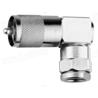 J01040A0016 - Разъем UHF кабельный, угловой, штекер, муфта- закрутка, G37 (2.7/7.25); LMR-400 TMS