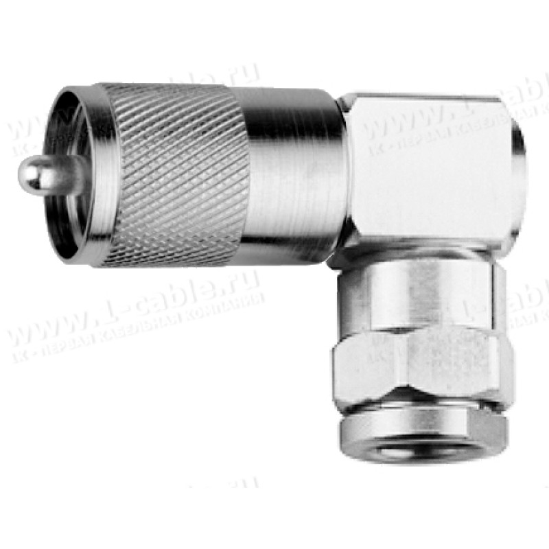 J01040A0016 - Роз'єм UHF кабельний, кутовий, штекер, муфта-закрутка, G37 (2.7/7.25); LMR-400 TMS