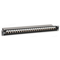 PP3-1U-24-C6-SH-110D - Патч-панель для встановлення в рек 19", екрановані RJ45, категорія 6