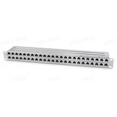 PPHD-1U-48-C6A-SH-110D - Патч-панель для установки в рэк 19", экранированные RJ45 и корпус