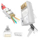 RJ45-ZTM-CAT7-PSDJ - Разъем RJ45 8P8C проходной штекер для витой пары Cat6A-Cat7