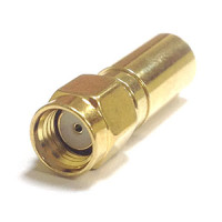 J01150R0051 - Роз'єм R-SMA (корпус-штекер, ц.контакт-гніздо) кабельний, обжим, 50 Ом