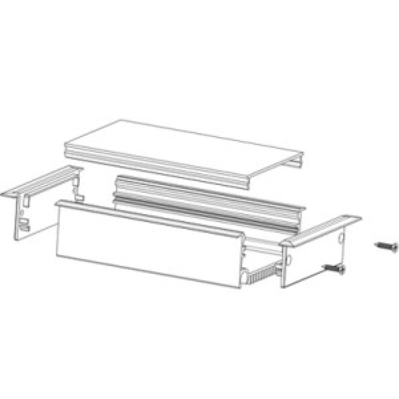 ЛСВ-70 - LED-профиль, врезной (РС70-3 матовый)