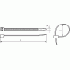 SN-25-200 (100 шт.) - Стяжки нейлоновые 2,5х200 (упак. 100 шт.) цвет - белый