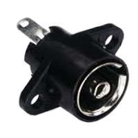 TV-202 - Роз'єм IEC, антенний, гніздо, кріплення на гвинтах, фланець 2 отв., під пайку