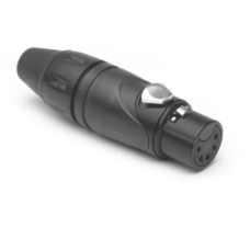 AX5FB - XLR 5 гніздо, литі контакти, чорнений, цанговий затискач, серія AX, базова модель