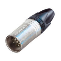 NC7MXX - Разъем XLR7 штекер кабельный, 7 контактов, контакты- покрытие серебро, корпус-металл