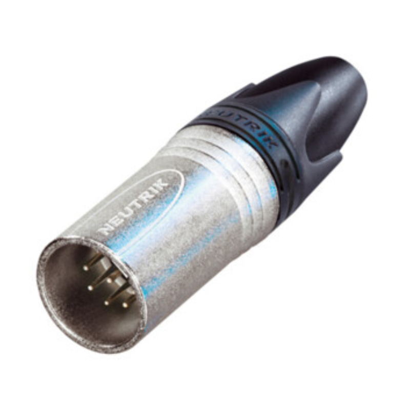 NC7MXX - Роз'єм XLR7 штекер кабельний, 7 контактів, контакти- покриття срібло, корпус-метал