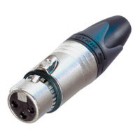 NC3FXX-EMC - Роз'єм XLR3 гніздо кабельний з додатковим захистом від RF перешкод, 3 контакти