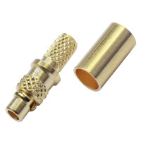 J01340A0141 - Роз'єм MMCX кабельний, штекер, обжим, 50 Ом, G7 (RG-316/U), монтаж С3216