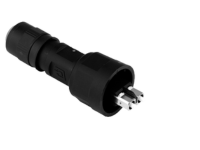 фото чёрного промышленного коннектора