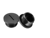 фото чёрных пластиковых заглушек для кабельных вводов