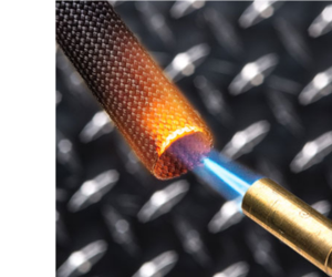 фото процесу нагріву жаростійкого обплетення