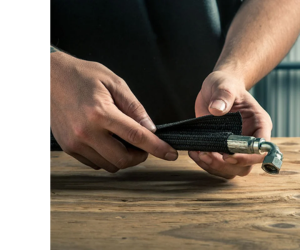 фото кабельного обплетення, яке самозакривається