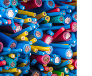 фото електричних кабелів з різними жилами