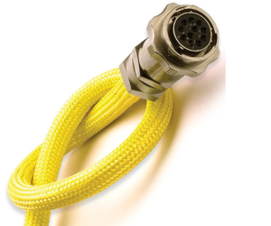 фото жовтого високотехнологічного обплетення